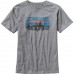 Футболка Patagonia Vintage 73 logo 316 gravel heather Футболка Patagonia Vintage 73 logo 316 gravel heather