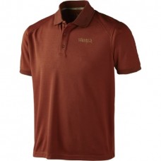 Футболка Harkila Gerit polo burnt orange Футболка Harkila Gerit polo burnt orange