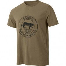Футболка Harkila Wildlife lynx s/s khaki Футболка Harkila Wildlife lynx s/s khaki