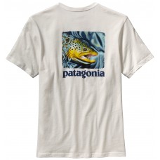 Футболка Patagonia World trout catch t-sh белый Футболка Patagonia World trout catch t-sh белый